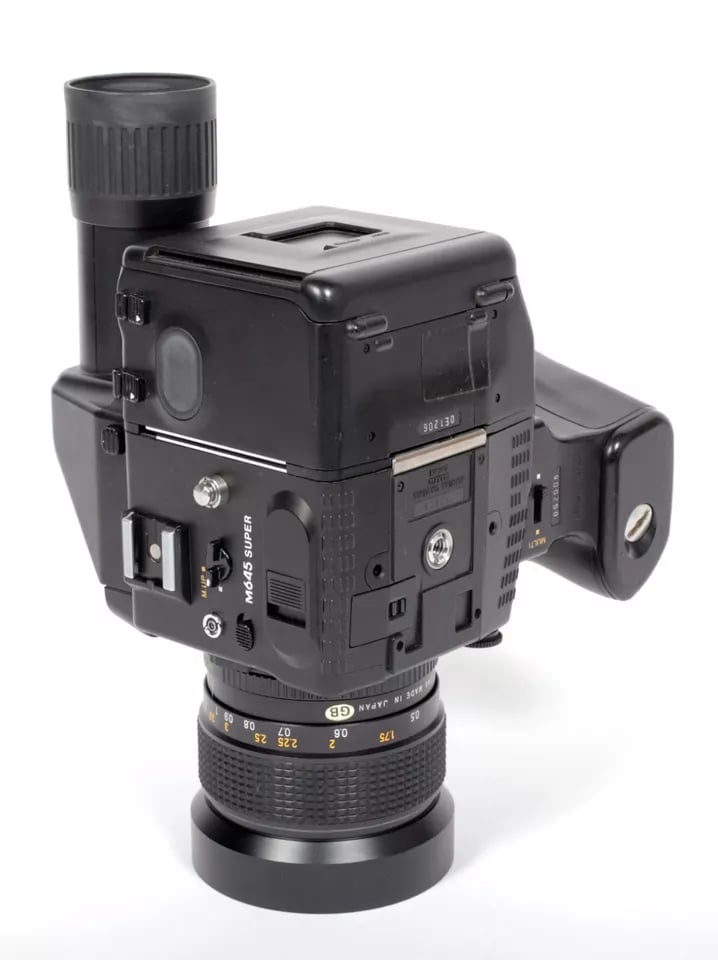 Mamiya M645 Super 6X4.5 medium format camera w/45mm+150mm + Mamiya M645 Super 6X4.5 medium format camera w/45mm+150mm +